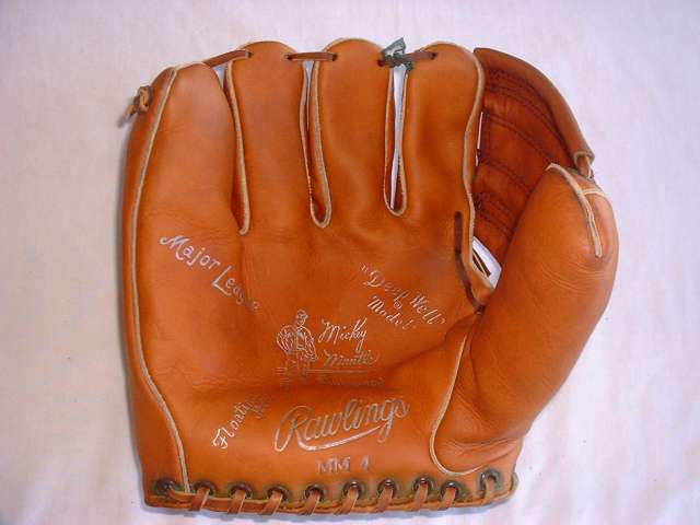Mickey Mantle Rawlings MM4 Front
